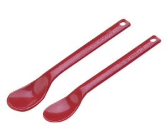 Maroon Feeding Spoons for Special Needs and Disabled
